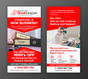 Flyer  Be Your Own Bookkeeper | Diseño de Flyer por ecorokerz