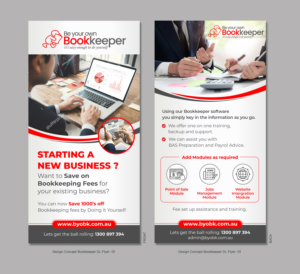 Flyer  Be Your Own Bookkeeper | Diseño de Flyer por D Creative