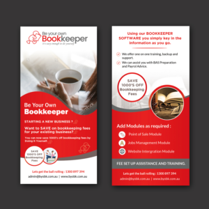Flyer  Be Your Own Bookkeeper | Flyer Design by Schöpfer