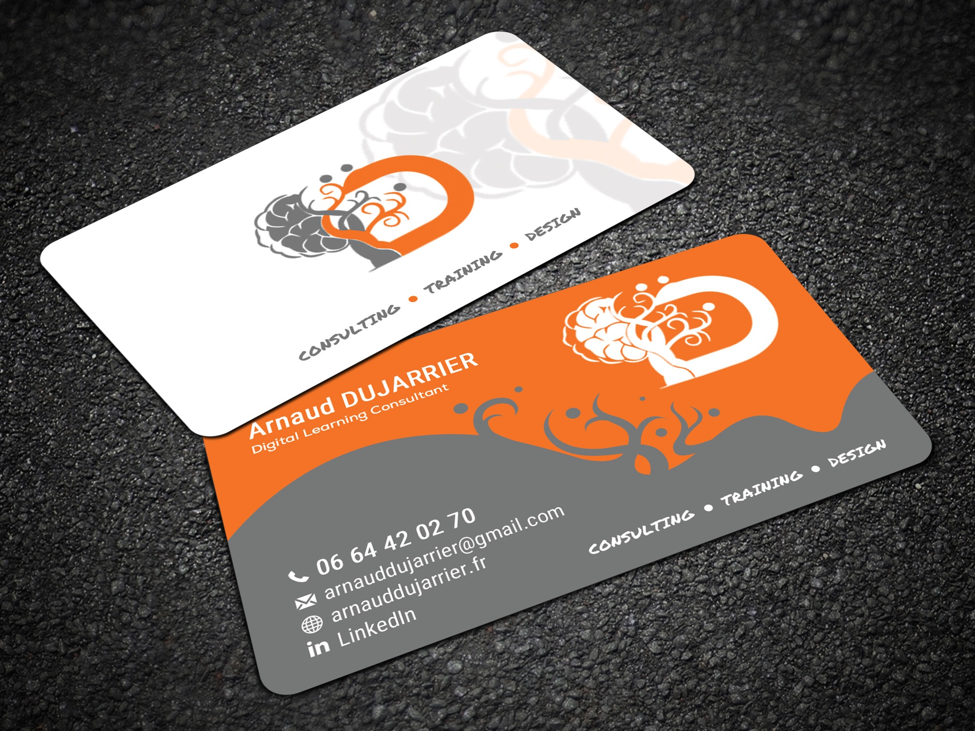Business Card Design by Sandaruwan for Arnaud Dujarrier | Design #25537078