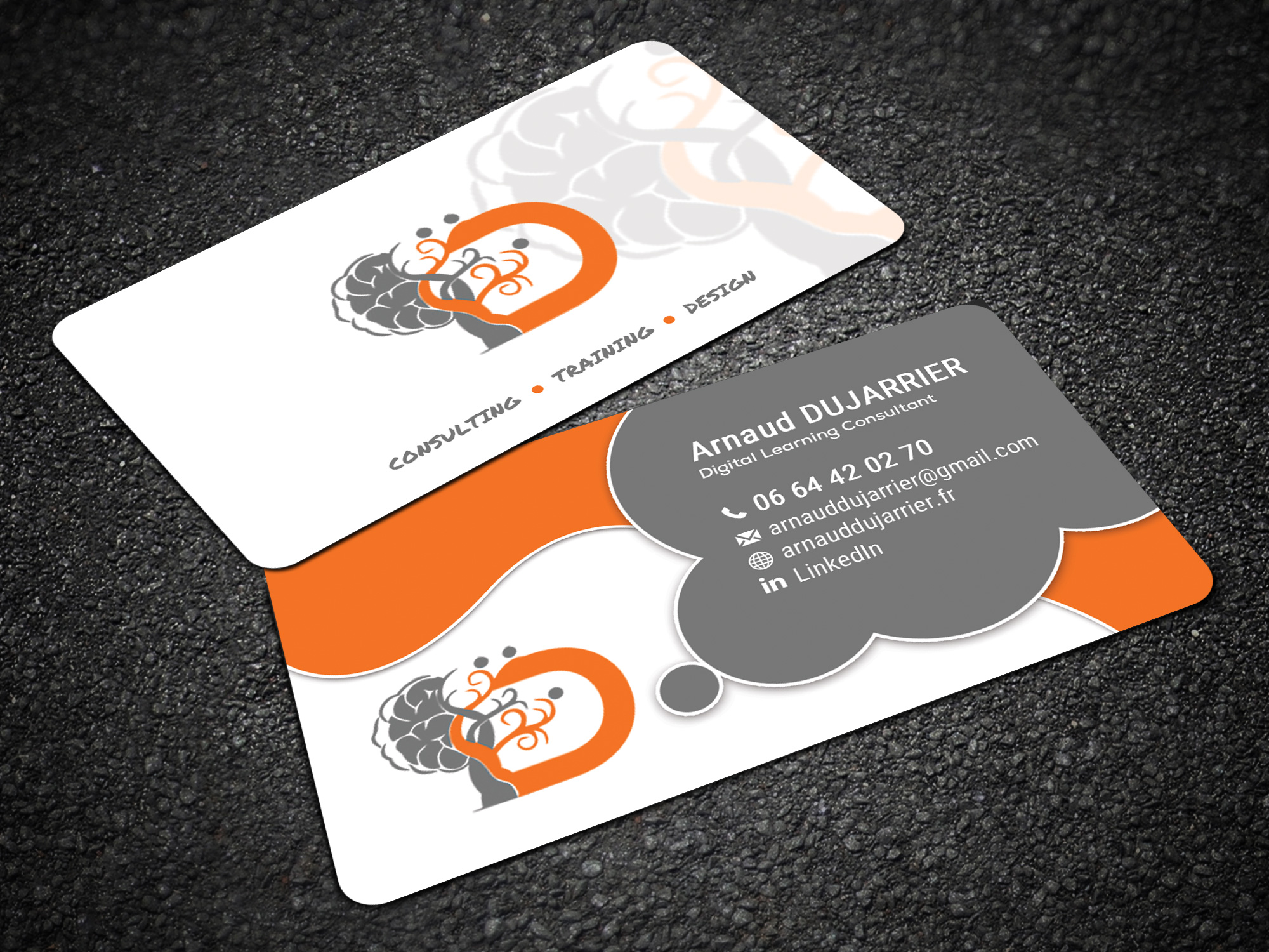 Business Card Design by Sandaruwan for Arnaud Dujarrier | Design #25537386