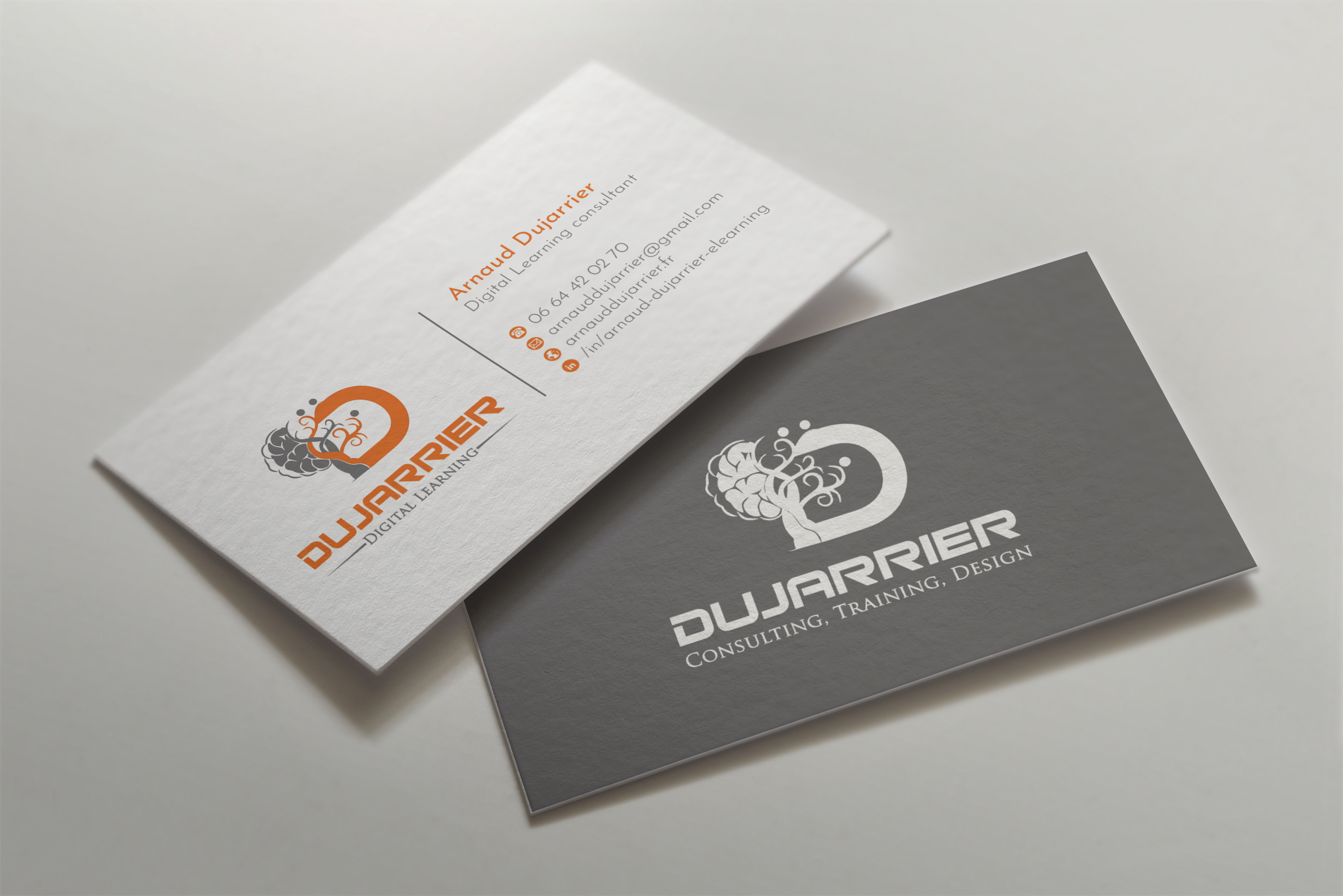 Diseño de Tarjeta de Presentación por WebixBD para Arnaud Dujarrier | Diseño #25544426