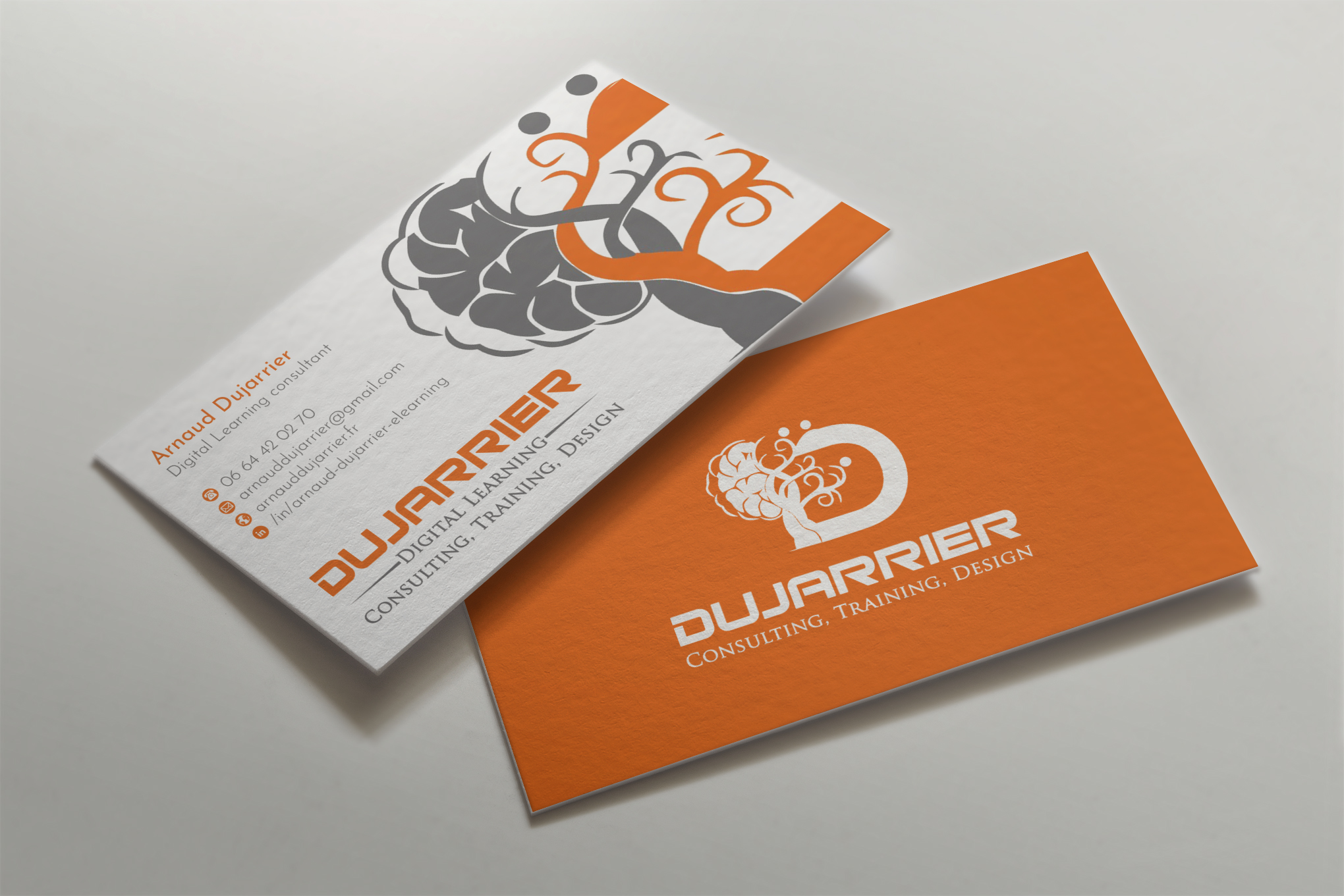 Diseño de Tarjeta de Presentación por WebixBD para Arnaud Dujarrier | Diseño #25544552