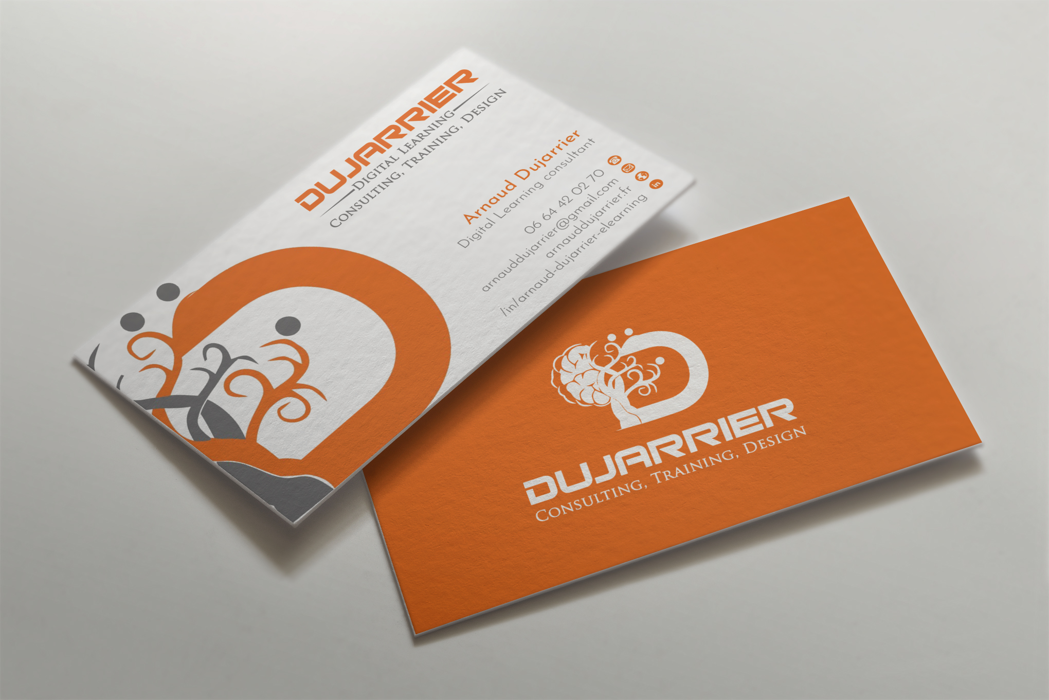 Diseño de Tarjeta de Presentación por WebixBD para Arnaud Dujarrier | Diseño #25544599