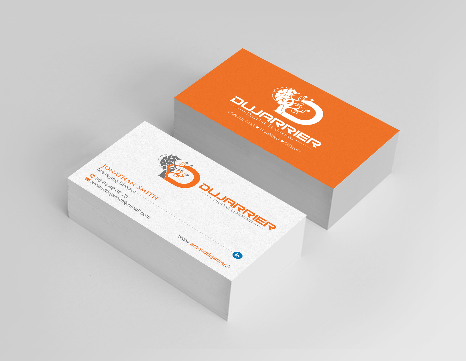 Diseño de Tarjeta de Presentación por Creations Box 2015 para Arnaud Dujarrier | Diseño #25546293