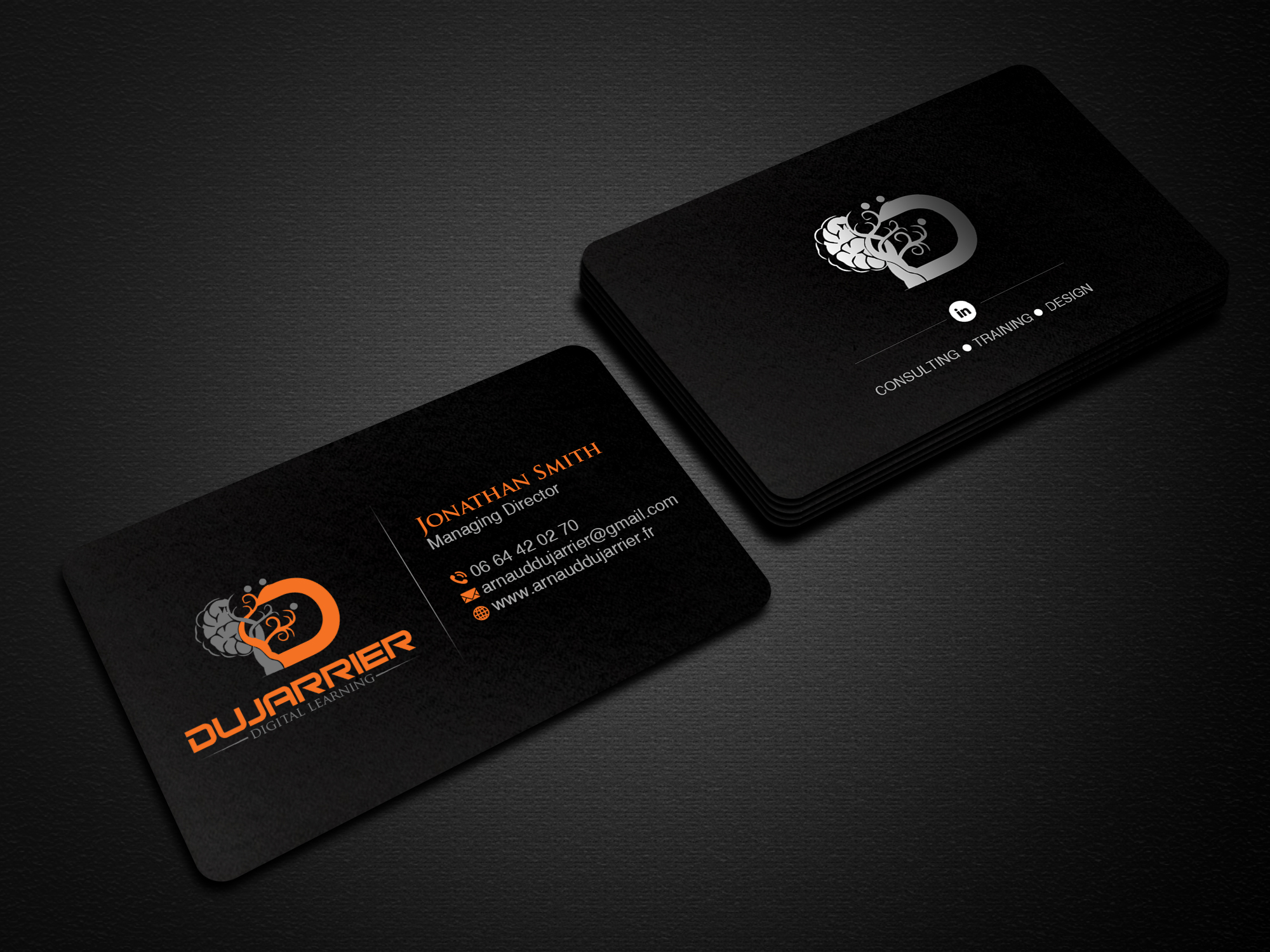 Business Card Design by Creations Box 2015 for Arnaud Dujarrier | Design #25546302