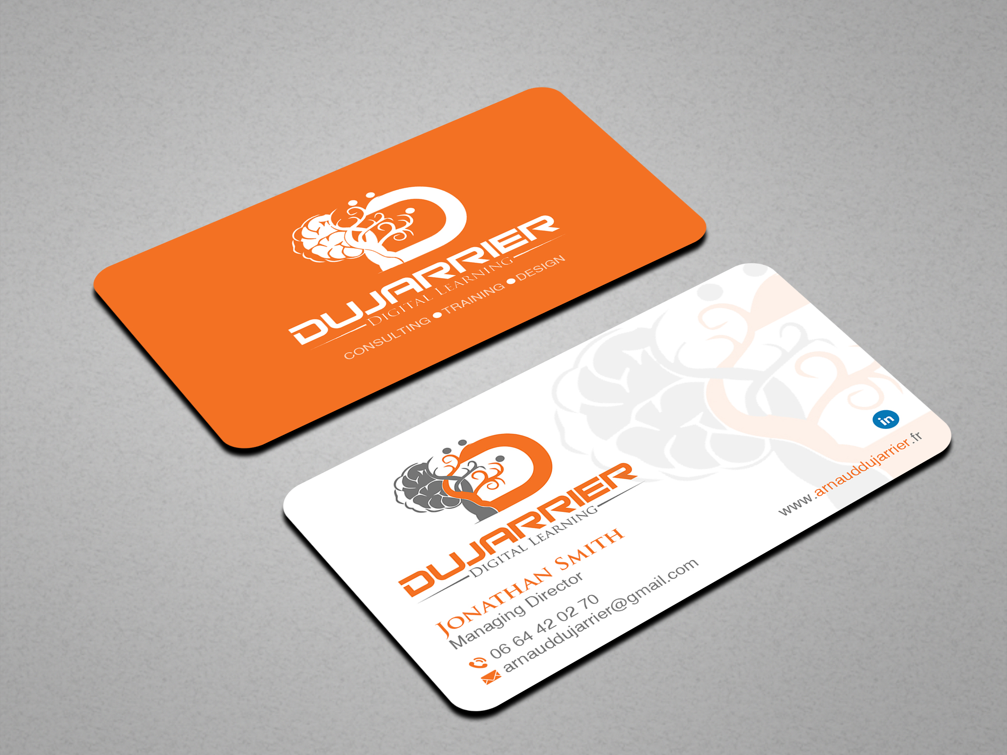 Business Card Design by Creations Box 2015 for Arnaud Dujarrier | Design #25546303