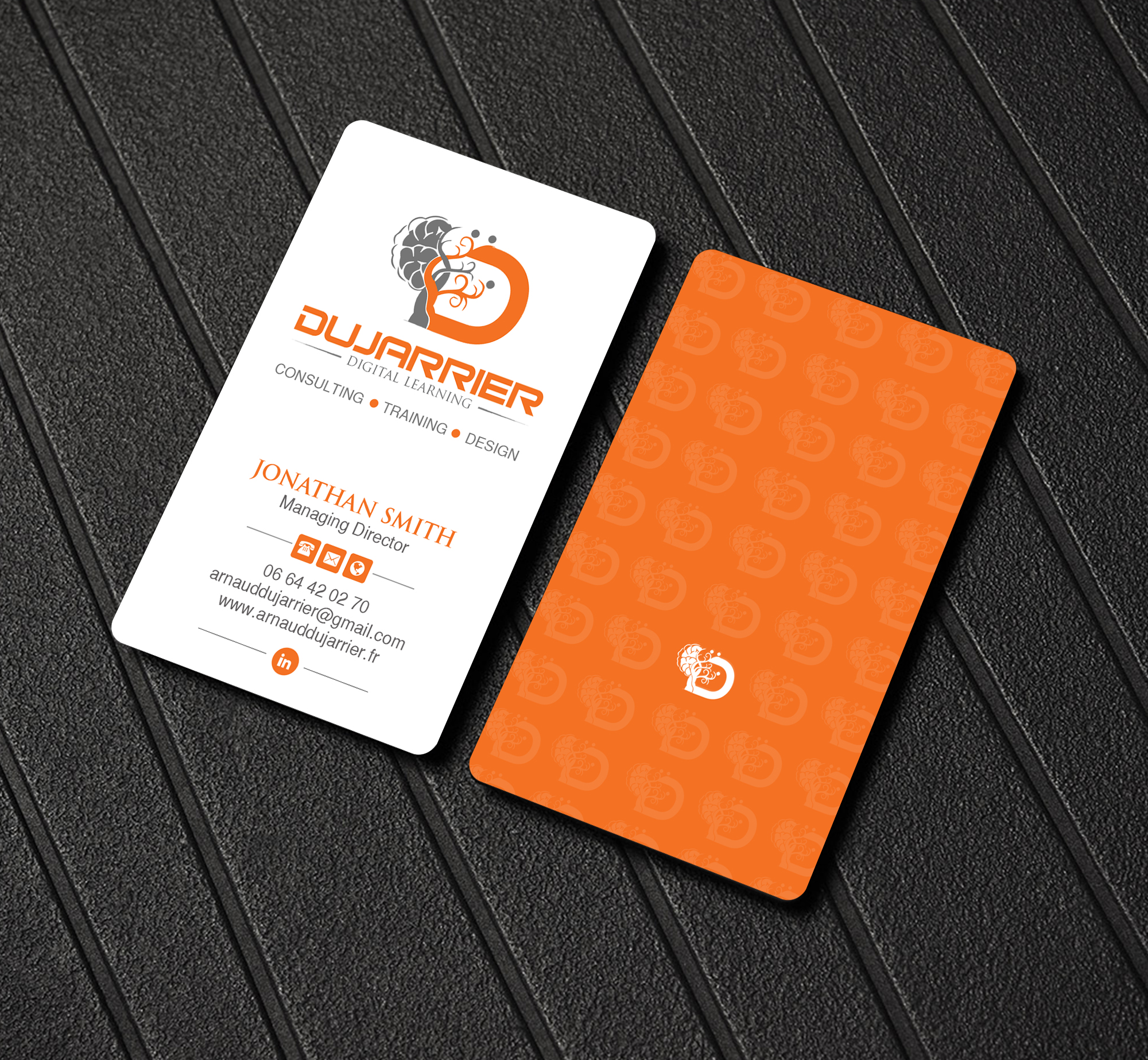 Business Card Design by Creations Box 2015 for Arnaud Dujarrier | Design #25546369