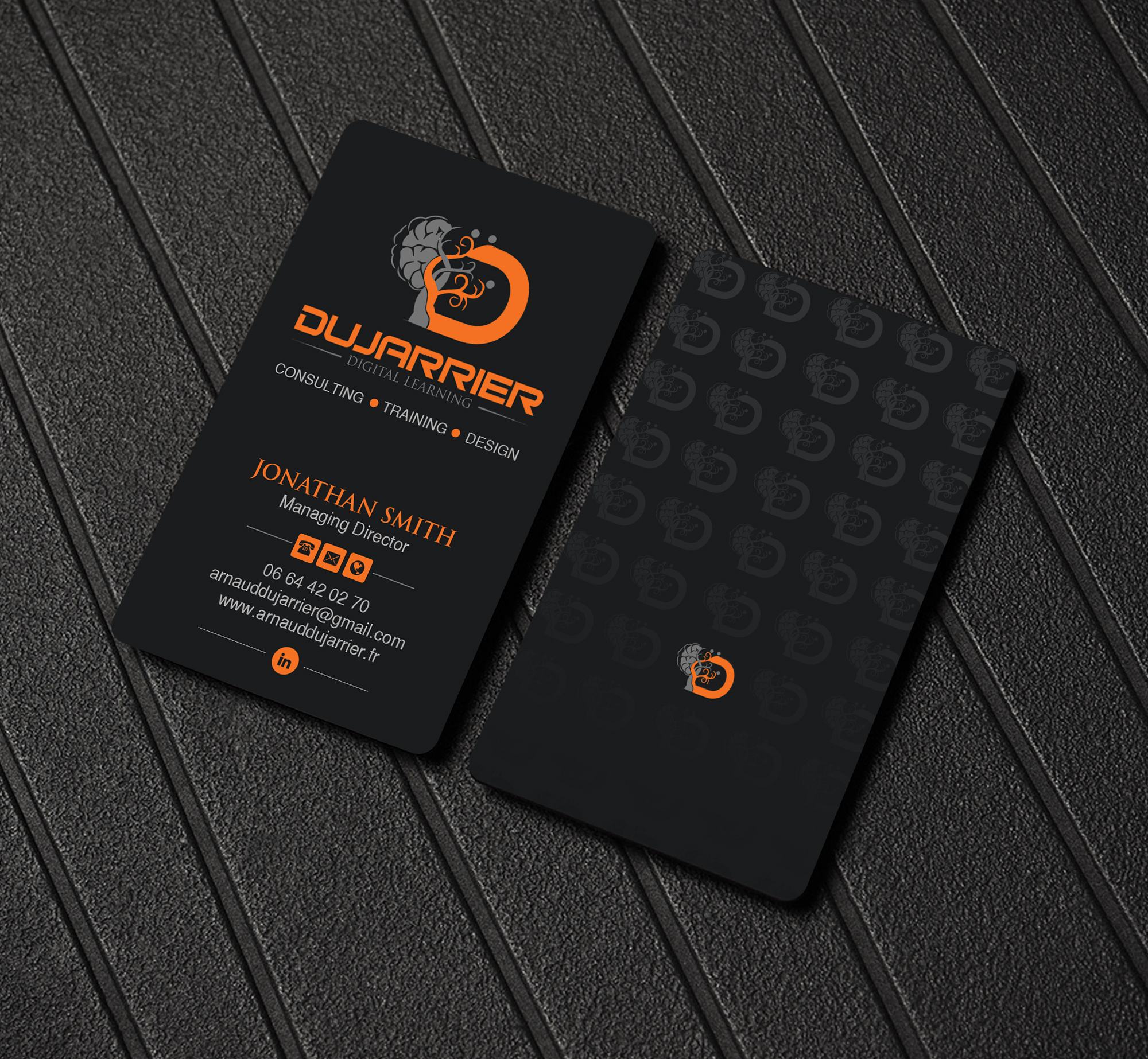 Diseño de Tarjeta de Presentación por Creations Box 2015 para Arnaud Dujarrier | Diseño #25546370