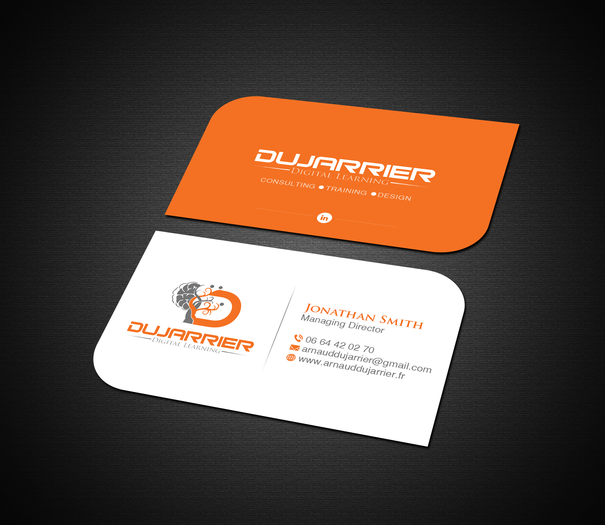 Business Card Design by Creations Box 2015 for Arnaud Dujarrier | Design #25546388