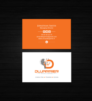 Diseño de Tarjeta de Presentación por Creations Box 2015 para Arnaud Dujarrier | Diseño: #25546389