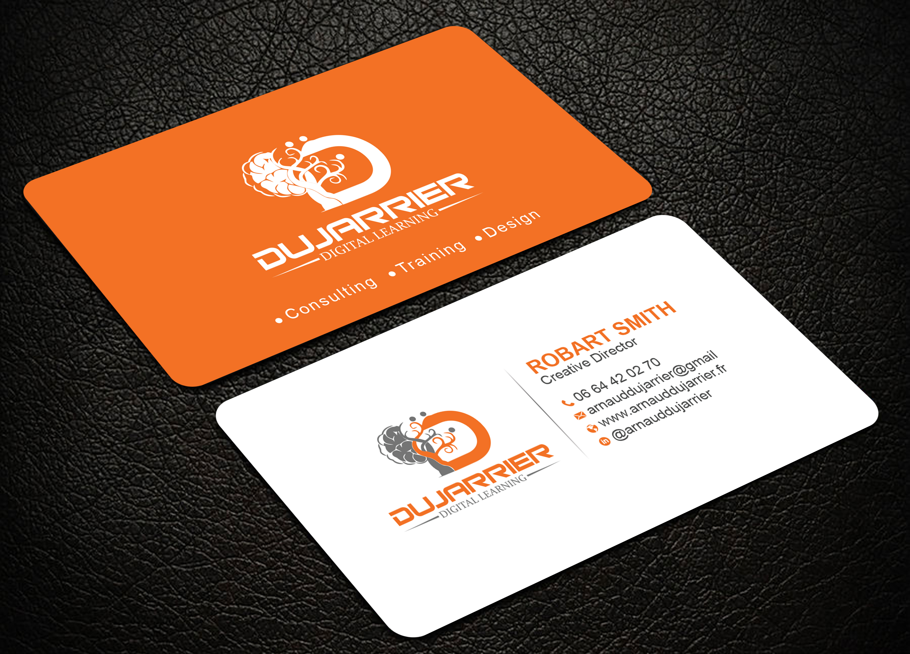 Diseño de Tarjeta de Presentación por Uttom 2 para Arnaud Dujarrier | Diseño #25544486