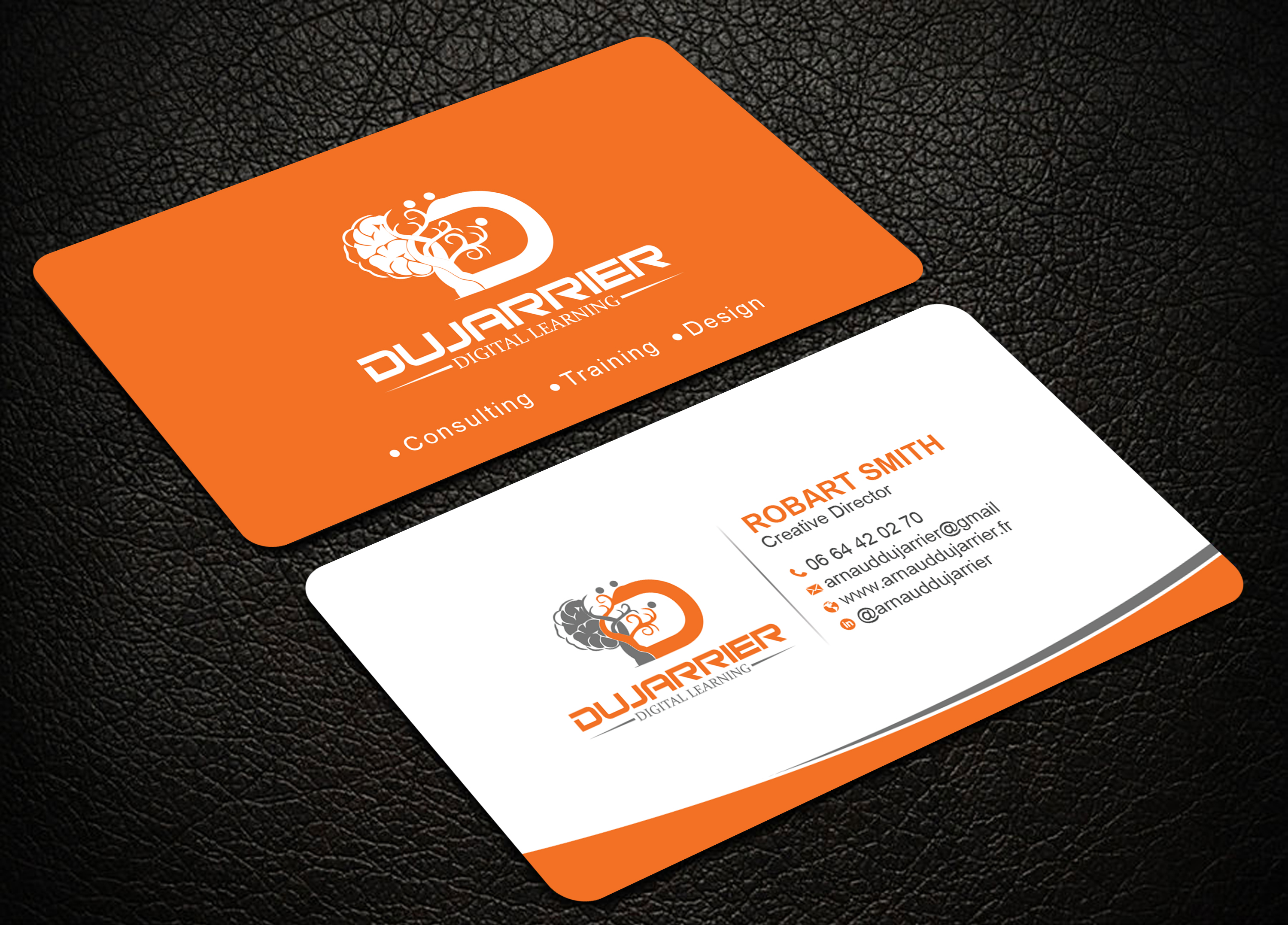 Business Card Design by Uttom 2 for Arnaud Dujarrier | Design #25544488