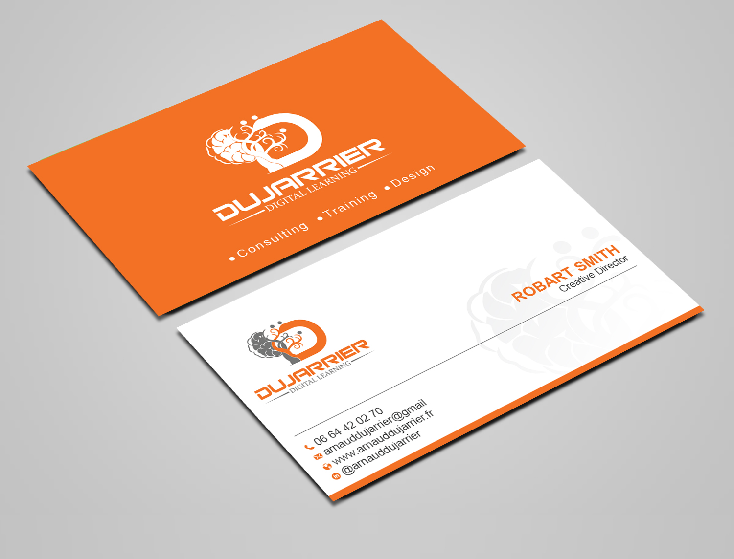 Business Card Design by Uttom 2 for Arnaud Dujarrier | Design #25544494