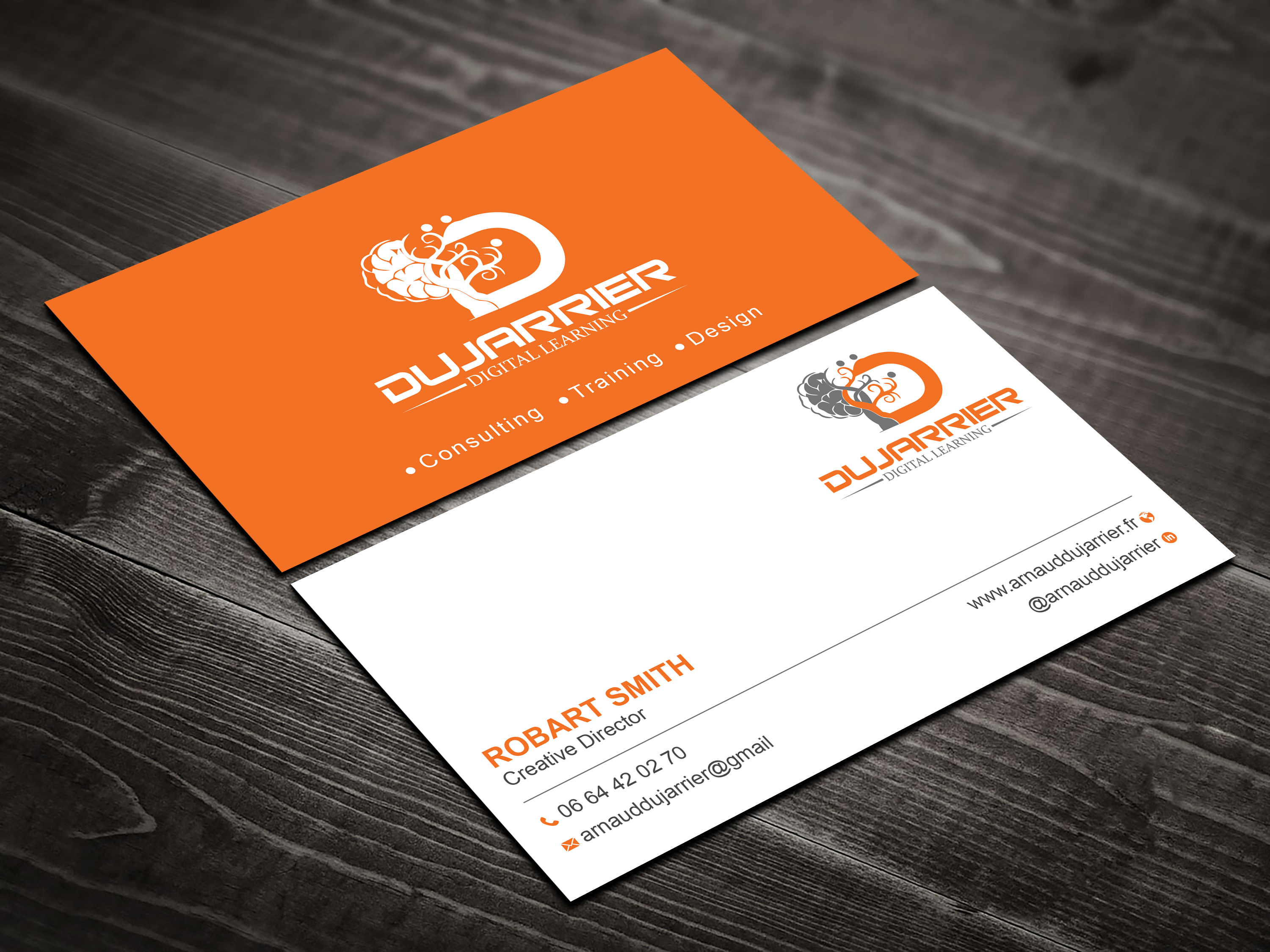 Business Card Design by Uttom 2 for Arnaud Dujarrier | Design #25544495