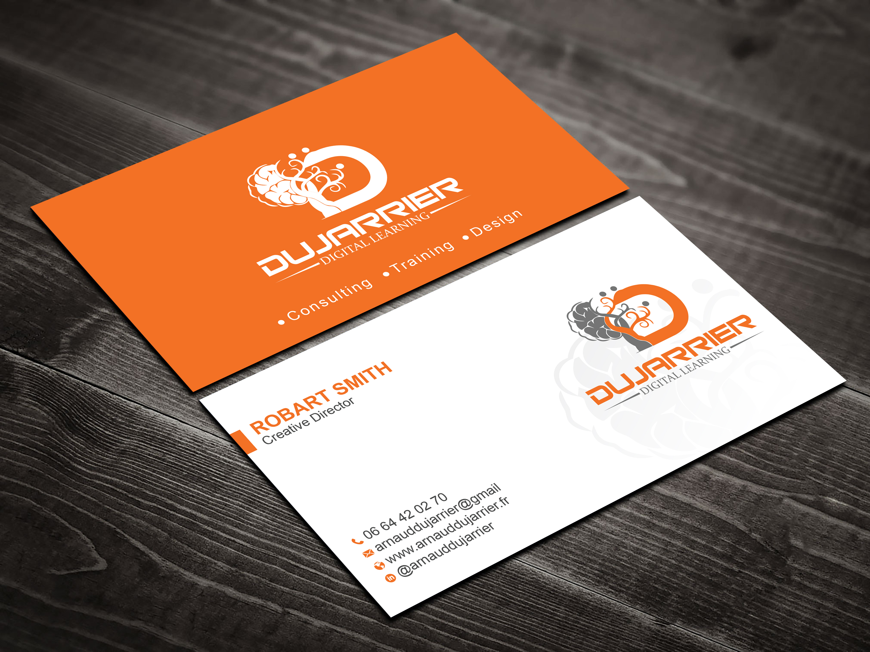 Business Card Design by Uttom 2 for Arnaud Dujarrier | Design #25544496