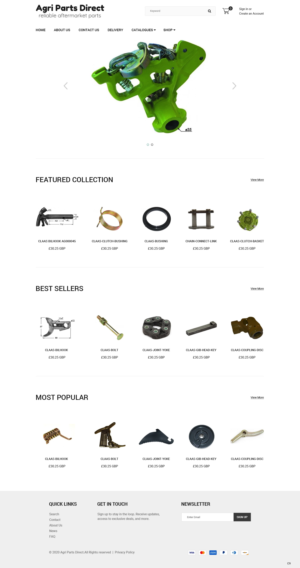 Shopify-Design von pb für dieses Projekt | Design: #25500180