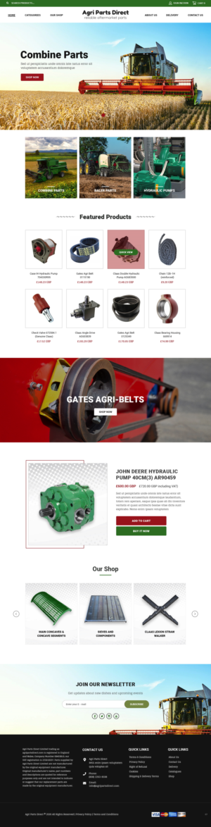 Shopify-Design von pb für dieses Projekt | Design: #25500182