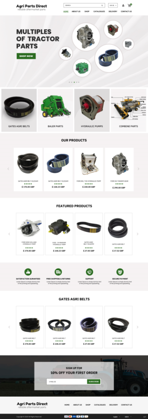 Shopify-Design von pb für dieses Projekt | Design: #25519683
