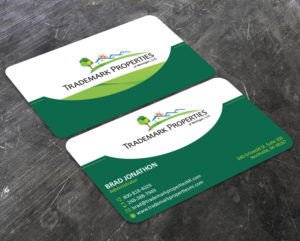 Business Card Design by Verified artistry (Design garden) for Trademark Properties of Michigan, LLC | Design: #25510239