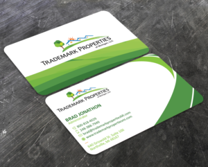 Business Card Design by Verified artistry (Design garden) for Trademark Properties of Michigan, LLC | Design: #25510256