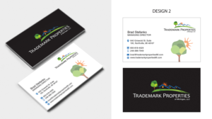 Business Card Design by Johney for Trademark Properties of Michigan, LLC | Design: #25494519