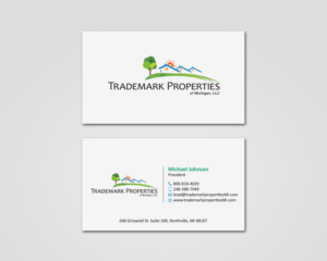 Visitenkarten-Design von MDesign für Trademark Properties of Michigan, LLC | Design #25504280