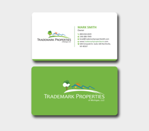 Business Card Design by Uttom 2 for Trademark Properties of Michigan, LLC | Design: #25499916