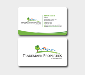 Business Card Design by Uttom 2 for Trademark Properties of Michigan, LLC | Design: #25501065