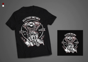 T-shirt Design by Lumen Branding for Road Dog Apparel | Design: #25514296