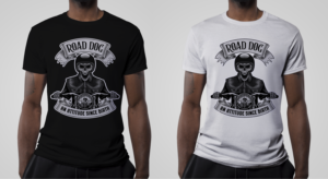 T-shirt Design by Zulf_iqbal for Road Dog Apparel | Design: #25554860