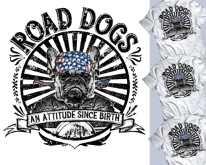 T-Shirt-Design von Tee and Eh? für Road Dog Apparel | Design #25520341