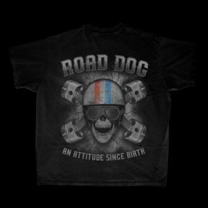 Motorcycle Apparel eCommerce Business needs Road Dog Club Shirt design | Diseño de Camiseta por el_shekoo7