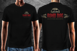 T-shirt Design by gekgrfx for Road Dog Apparel | Design: #25555586