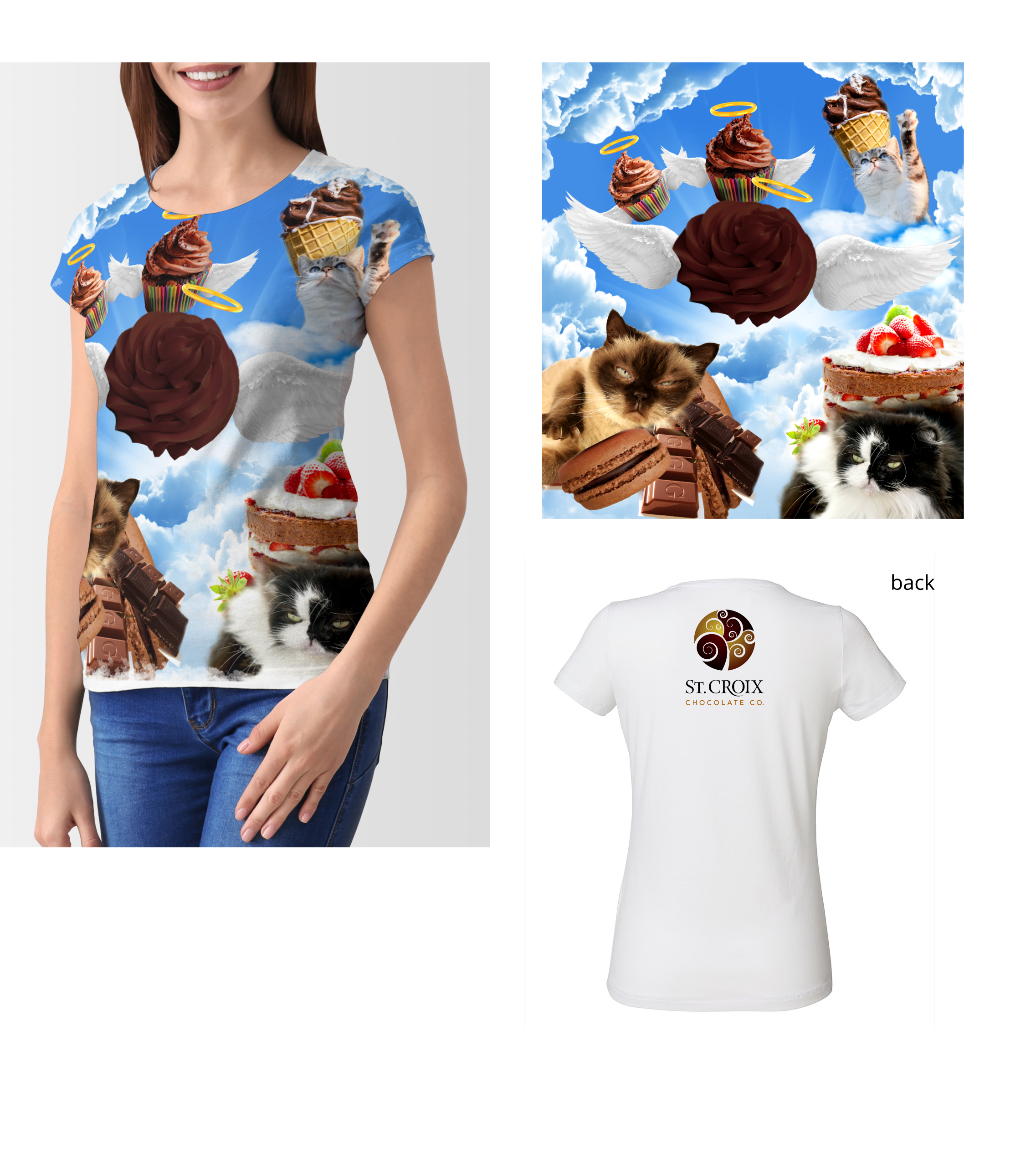 T-shirt Design by elveneclipse for St. Croix Chocolate Company | Design #25524958