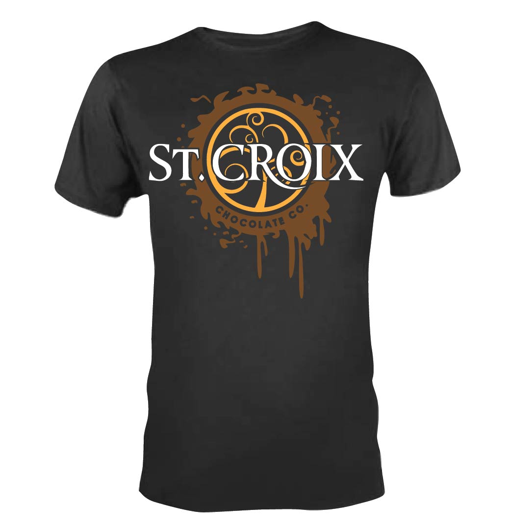 T-shirt Design by 75-R-P-Z for St. Croix Chocolate Company | Design #25518322