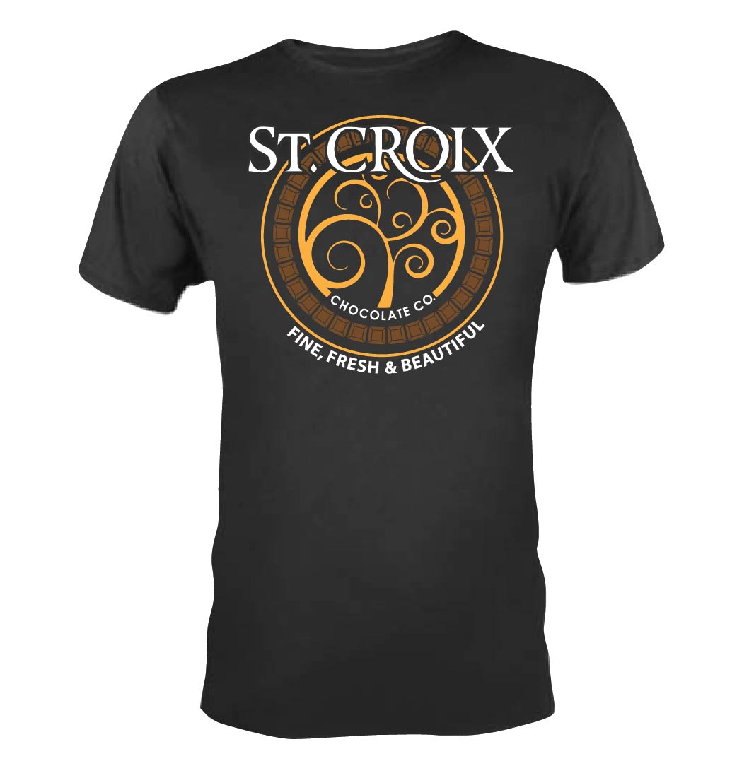 T-shirt Design by 75-R-P-Z for St. Croix Chocolate Company | Design #25525669