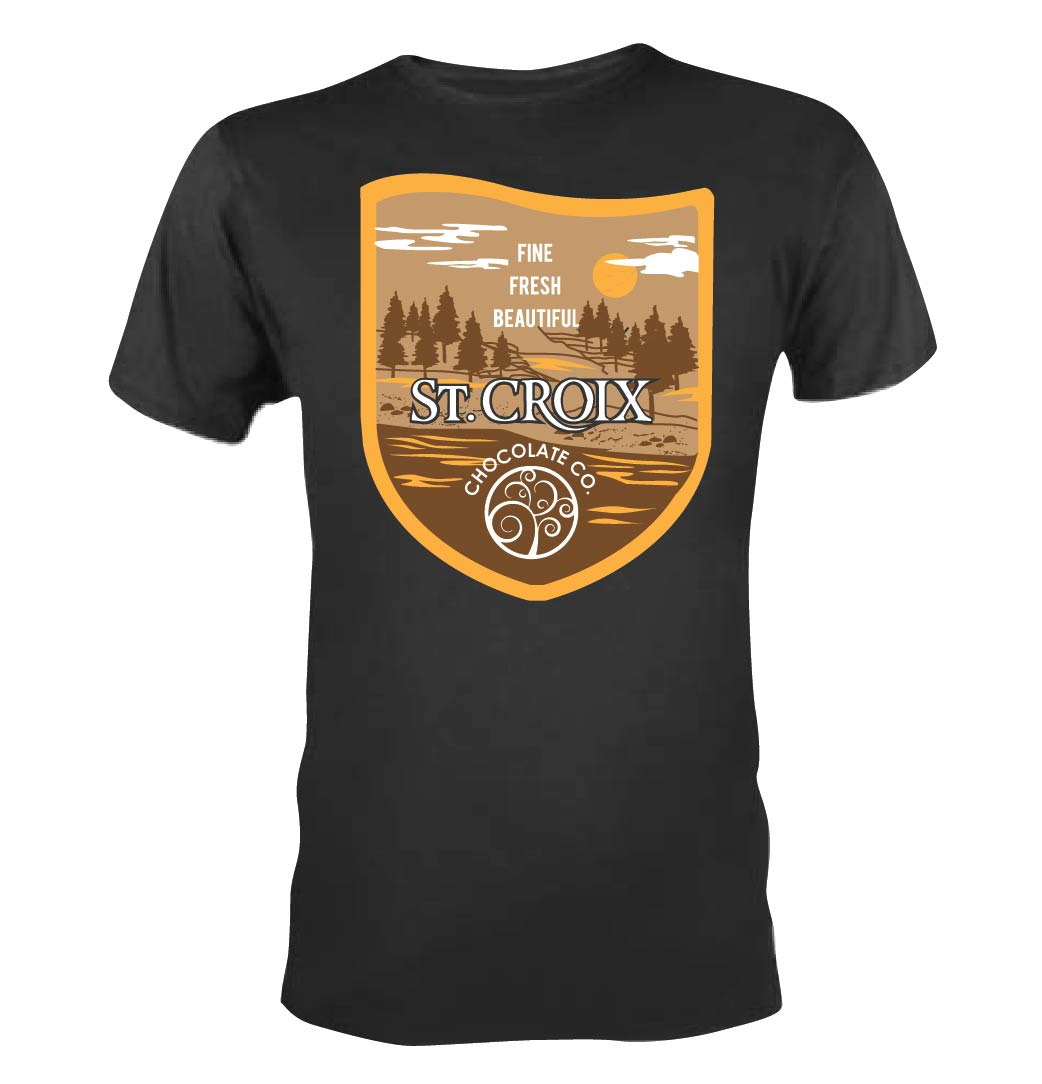 T-shirt Design by 75-R-P-Z for St. Croix Chocolate Company | Design #25533888