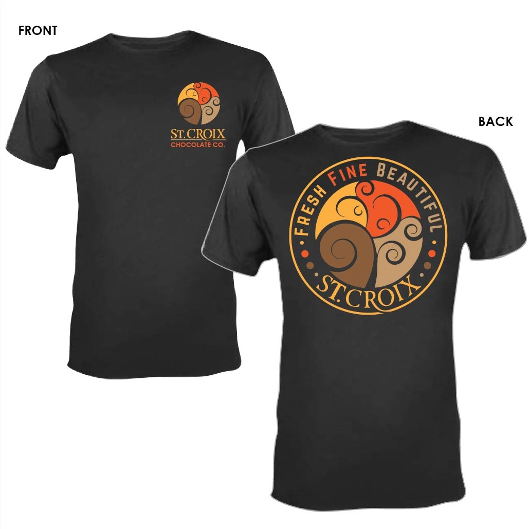 T-shirt Design by 75-R-P-Z for St. Croix Chocolate Company | Design #25535648