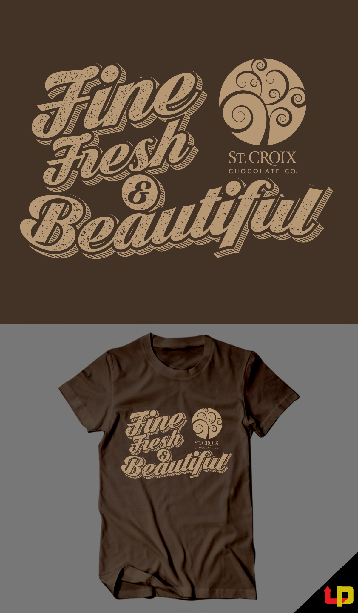 T-shirt Design by Uprinteez for St. Croix Chocolate Company | Design #25529815