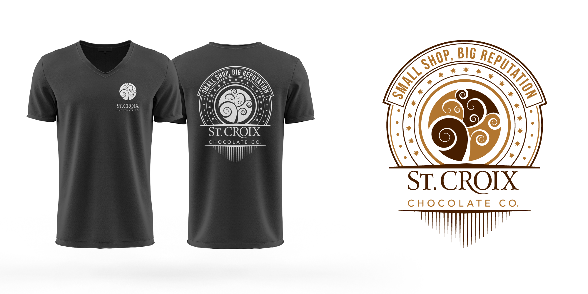 T-shirt Design by Risallah for St. Croix Chocolate Company | Design #25500534
