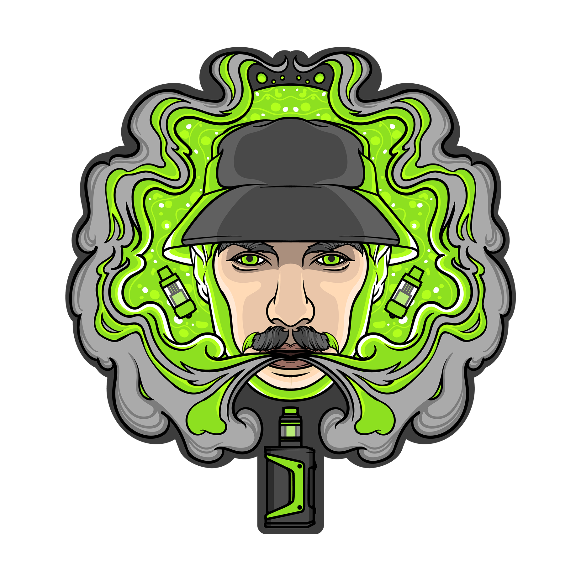 T-shirt Design by Zulf_iqbal for Vapor Fog | Design #25531689