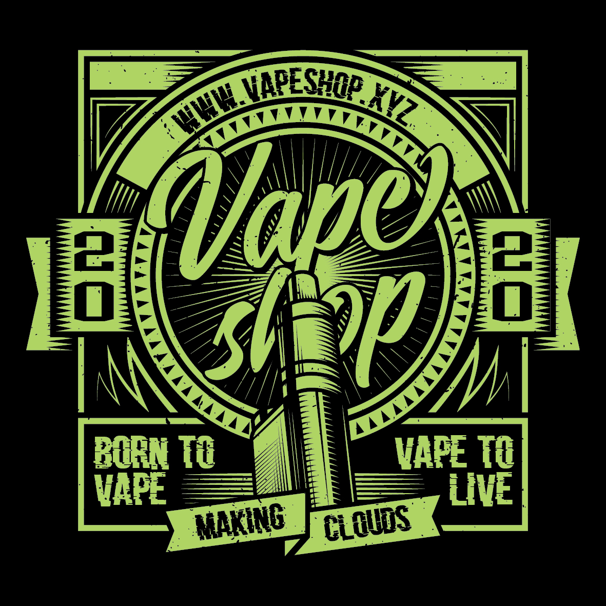 T-shirt Design by MMZx for Vapor Fog | Design #25496224