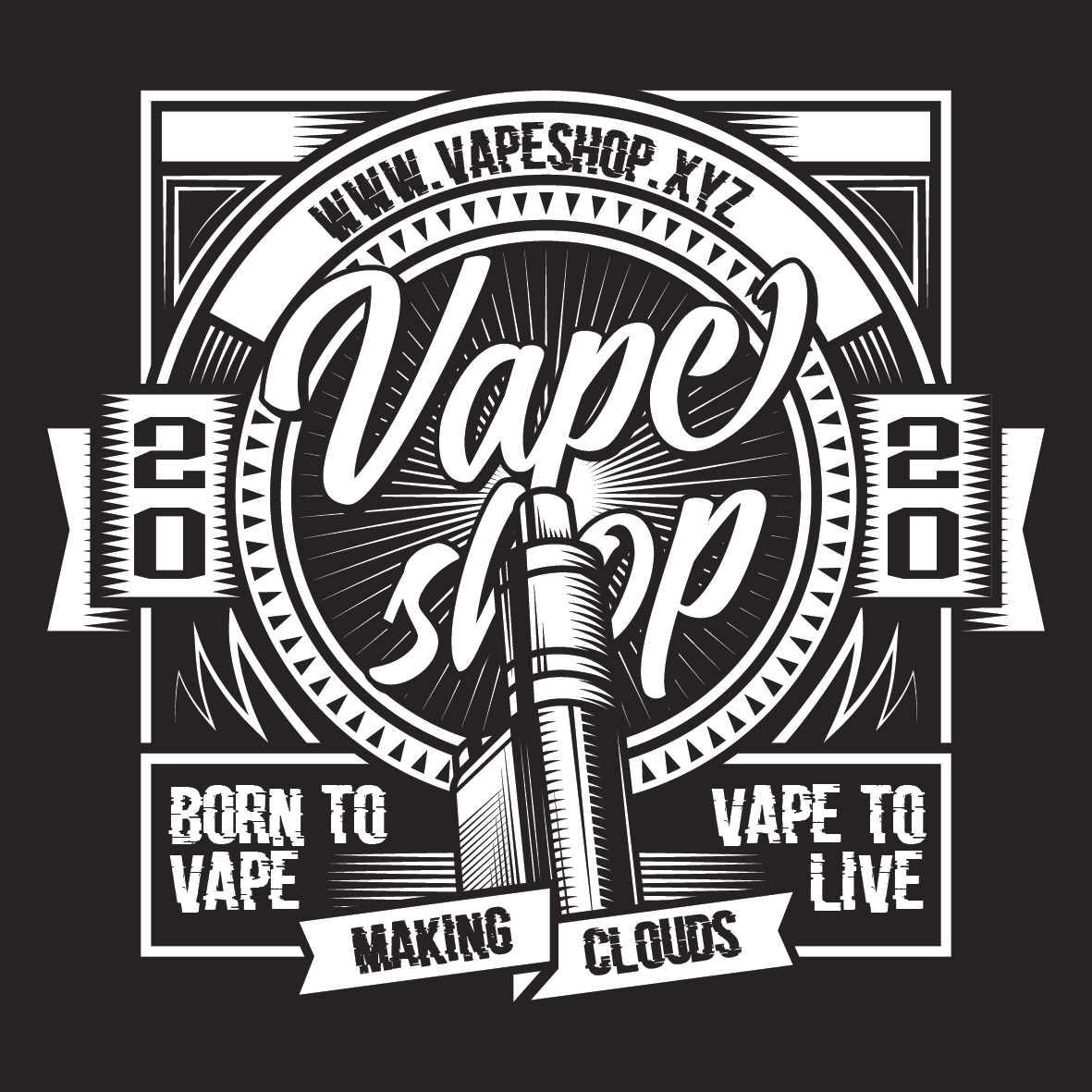 T-shirt Design by MMZx for Vapor Fog | Design #25496225
