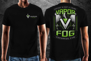 VaporFog T-Shirt for aggressive eye catching design | T-Shirt-Design von gekgrfx