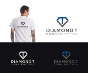 Logo Design by Vishak vasu for Diamond T Construction  | Design: #25543948