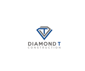 Logo Design by Vishak vasu for Diamond T Construction  | Design #25544213