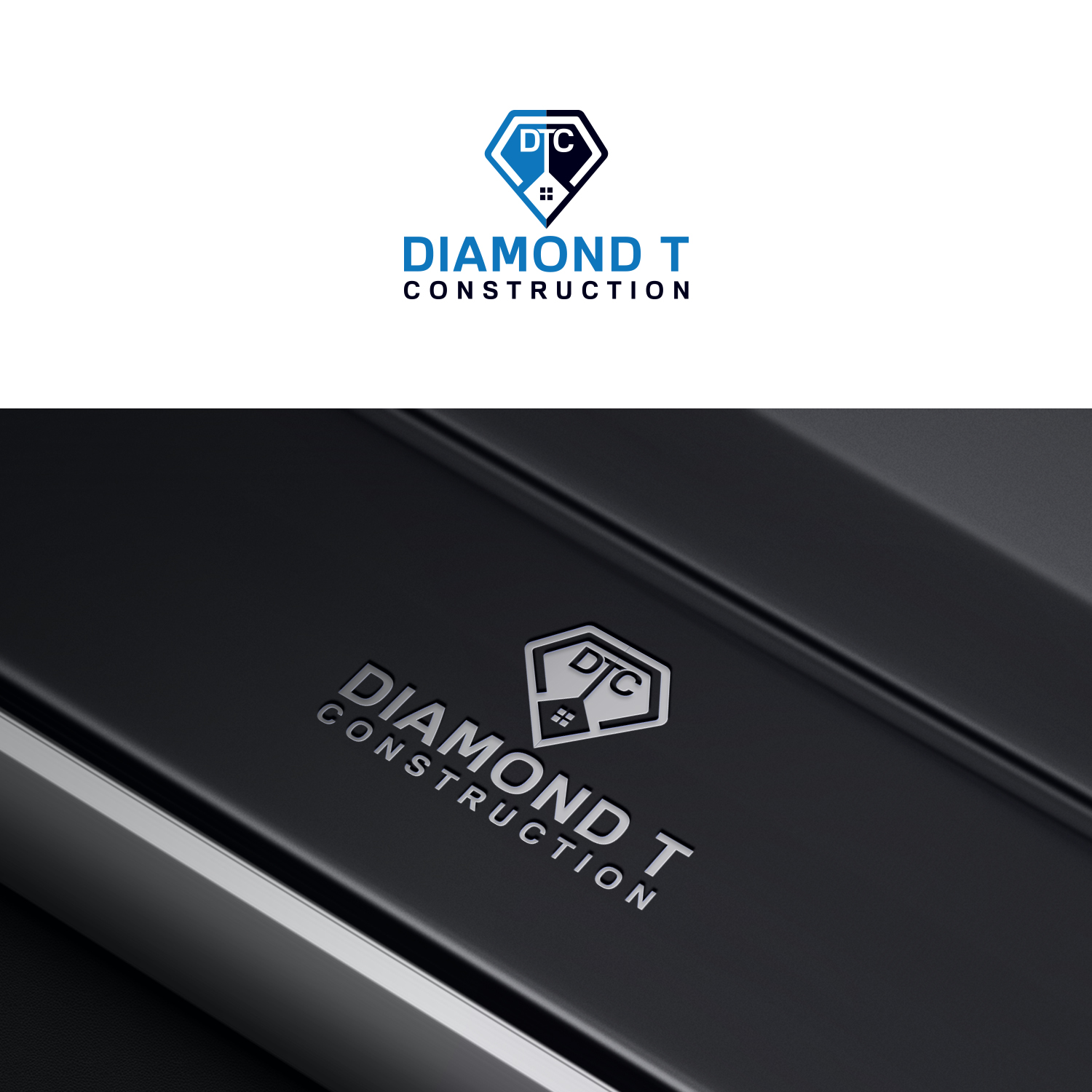 Logo Design by Maxo-Biz for Diamond T Construction  | Design #25512626