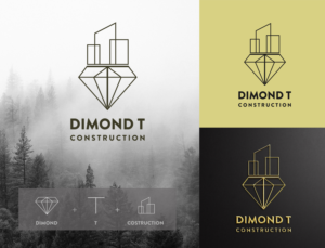 Logo Design by Min2 for Diamond T Construction  | Design #25518745