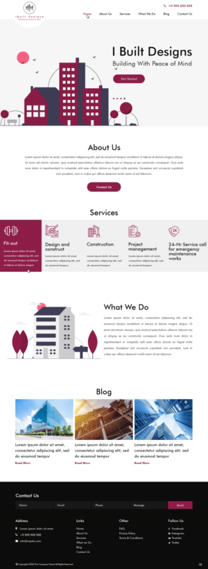 Web Design by pb for this project | Design: #25507607